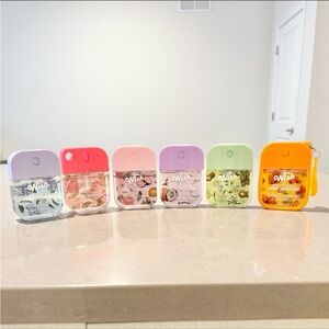 Wish Poshmark Hand Sanitizers Lot Bundle Set of 6 Travel Size Assorted Scents